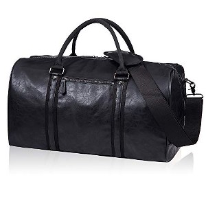 Generic Oversized Duffle Travel Bag Waterproof Leather Weekend Bag Lar - 1 of 4