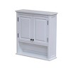 29"x27" Dorset Wall Mounted Bath Storage Cabinet White - Alaterre Furniture - 2 of 4