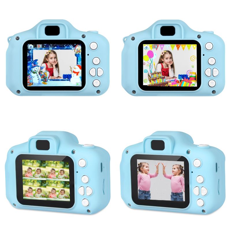HOM Kids Camera - 1080p Digital Camera for Kids with Soft Silicone Body and Hand Strap - 32GB SD Card Included, 4 of 8