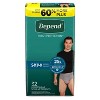 Depend Fresh Protection Adult Incontinence Disposable Underwear for Men - Maximum Absorbency - Gray - 2 of 4