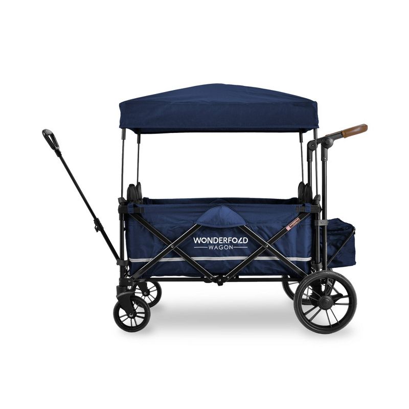WONDERFOLD X4 Push and Pull 4 Seater Wagon Stroller - Navy, 2 of 7