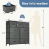 ALEXOUN 9-Drawer Dresser,Fabric Storage Tower  Tall Chest Organizer Unit With Fabric Bins,For Bedroom, Hallway, Entryway, Closet - 3 of 4