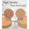 Itopfox 4-Pack Premium Cork Trivets for Hot Dishes, Heat Resistant Kitchen Coasters, Table & Countertop Protectors, Versatile for Pots, Pans, & More - 4 of 4