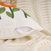 REGALWOVEN Boho Decorative  Covers Embroidery Flowers Square Throw Pillow 18 x 18 Inch 2 Packs - 3 of 4