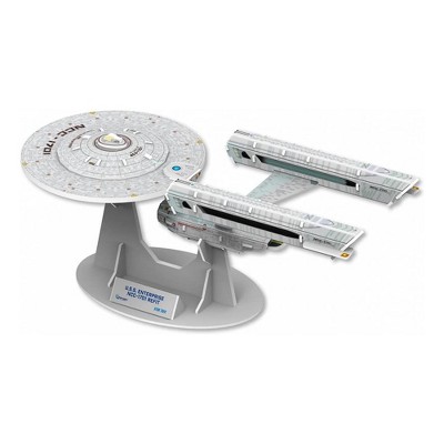 Quantum Mechanix Star Trek Qraftworks PuzzleFleet | USS Enterprise NCC-1701  Refit