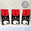 Big Dot of Happiness Las Vegas - Casino Gift Favor Bags - Party Goodie Boxes - Set of 12 - 2 of 4