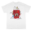 Seven Times Six Peanuts Men's Snoopy Wishful Thinking Christmas Xmas Holiday T-Shirt White - 3 of 4