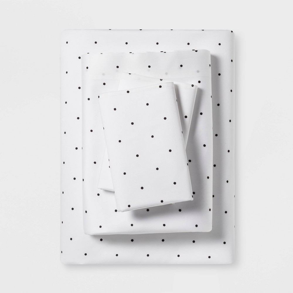 California King Sheet Set Black Simple Dot (ETA) - Project 62 + Nate Berkus was $55.99 now $39.19 (30.0% off)