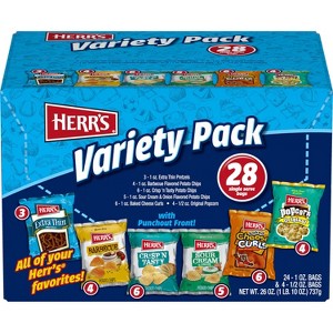 Herr's Variety Pack - 28ct - 1 of 4