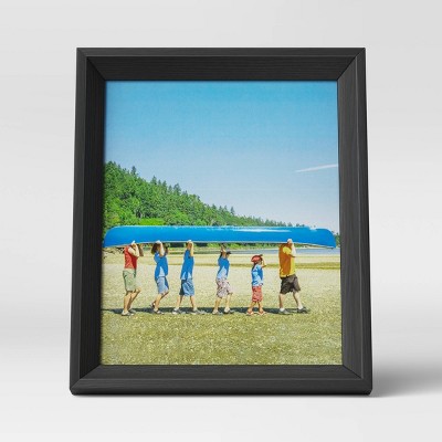 8" x 10" Wedge Picture Frame Black - Room Essentials™