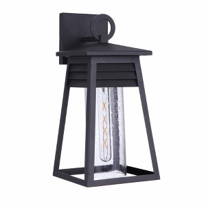 Craftmade Lighting Becca 1 - Light Wall Light in  Textured Black - 1 of 2