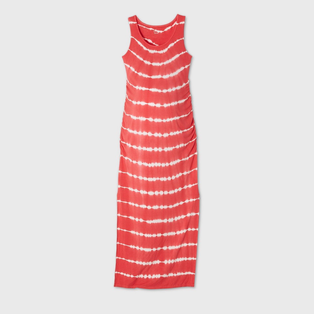 Maternity Printed Sleeveless Knit Dress - Isabel Maternity by Ingrid & Isabel Red XS was $27.99 now $10.0 (64.0% off)