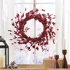 Artificial Greenery Wreath for Wedding Christmas Wreath with Eucalyptus Berries Flowers, Indoor Outdoor Wreaths for Wedding Table Party Home Decor - 2 of 4