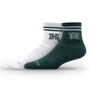 NCAA Hawaii Rainbow Warriors 2pk Socks - 1 of 3