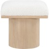 Meridian Furniture,Pavilion Black Boucle Fabric Bench/Stool - 2 of 4