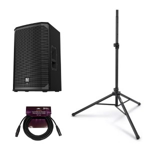 Electro Voice EKX 12P 12 Inch 2 Way 1500W Powered Black Loudspeaker Bundle - 1 of 4