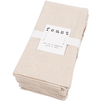 Chateau Easy-Care Cloth Dinner Napkins,Set of 12 Oversized, 20 x 20 in