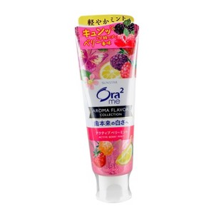 SunStar Ora2 me Stain Clear Toothpaste ( Active Berry Mint ) - 4.39 oz - Brush Happy: The Stain Clear Paste with a Berry Boost for Your Mood - 1 of 4