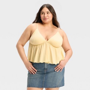 Women's Ruffle Babydoll Cami - Wild Fable™ - 1 of 3