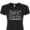 Women's - Star Wars - The Mandalorian N1 Starfighter Fitted Graphic T-Shirt - 2 of 3