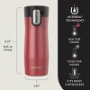 Contigo AUTOSEAL West Loop Vacuum-Insulated Stainless Steel Travel Mug with Easy-Clean Lid, 16 oz, Goji Berry Pearl & Salt Frosted Pearl, 2-Pack - 2 of 4