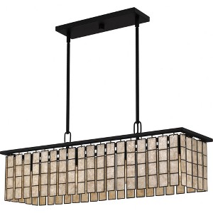 Quoizel Lighting Seigler 4 - Light Pendant in  Matte Black - 1 of 4