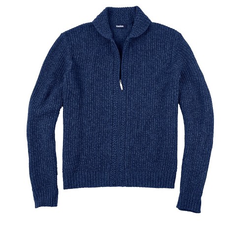 KingSize Men's Big & Tall Shaker Knit Zip-Front Cardigan - image 1 of 4