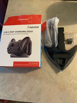 Insten For Nintendo Switch Joy-Con Controller Charging Dock Station Jo