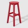 WestinTrends Malibu 24" All Weather Hdpe Outdoor Patio Round Backless Counter Stool - 4 of 4
