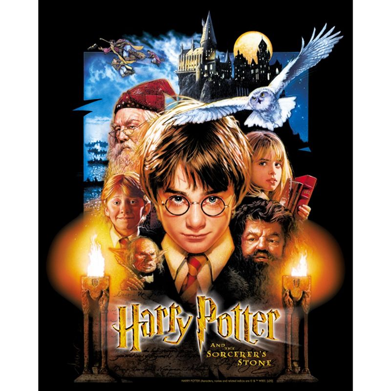 Boy's Harry Potter Sorcerer's Stone Movie Poster T-Shirt, 2 of 6