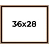 PosterPalooza | Weathered Gold Picture Frame - UV Acrylic, Backing Board, Hanging Hardware Included - 2 of 4