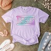 Simply Sage Market Teacher Checkered Colorful Garment Dyed Tee - 3 of 4