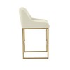 TOV Furniture Lisa Pleated Velvet Counter Stool by Inspire Me! Home Decor - 4 of 4
