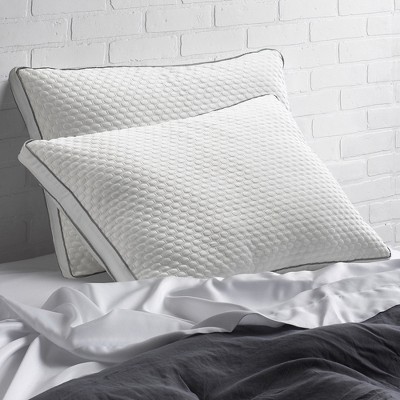 Standard/Queen White Arctic Chill Cooling Gel Fiber Pillow Set