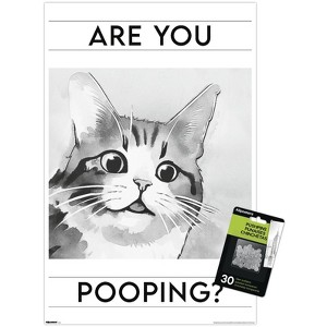 Trends International Reinders: Animals - Are You Pooping? Unframed Wall Poster Prints - 1 of 4