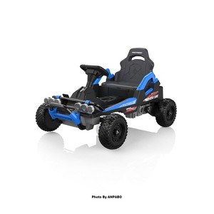 24V Off-Road Car with Throttle & Clutch Pedal for All-Terrain Fun-blue - 1 of 4