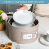 Hard Shell China Storage Containers - Set Moving Boxes for Dinnerware, Glasses, Plates, Mugs and Saucers -  Service for 12 - 2 of 4