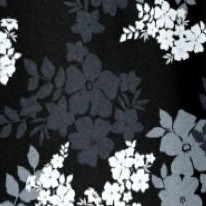 black graphic bloom