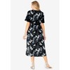 Woman Within Petite Button-Front Essential Dress - 3 of 4