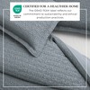 100% Cotton Textured Waffle Weave Duvet Cover & Sham Set - Great Bay Home - 2 of 4