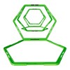 Power Systems Hex Agility Rings Set – Speed & Footwork Training Equipment for Multi-Sport - 3 of 4