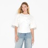 Women's Corset Tube Top - Wild Fable™ White - 2 of 3