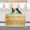 30 x 20 Inch Bamboo Cutting Board for Kitchen, Extra Large Reversible Wood Butcher Board with Juice Groove, Cheese and Charcuterie Serving Tray - 3 of 4