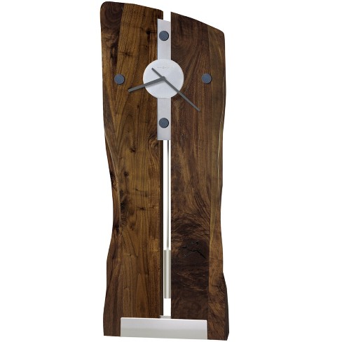 Howard Miller 620508 Enzo Wall Clock Natural Walnut Howard Miller