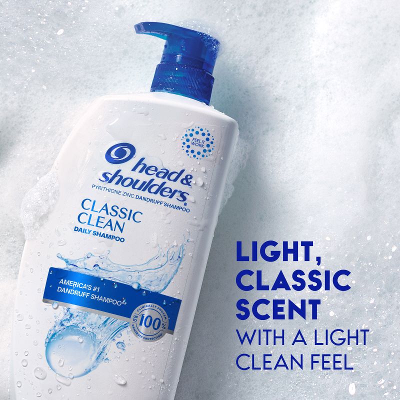 Head & Shoulders Classic Clean Dandruff Shampoo, 6 of 18