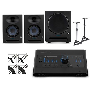 PreSonus Quantum ES4 Audio Interface with Eris 2nd Gen Studio Monitor Pair & SUB8BT (Cables & Stands Included) - 1 of 4