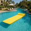 California Sun Luxury Vinyl-Dipped Pool Float with Built-in Pillow – Soft Closed-Cell Foam Lounger for Adults, Unsinkable Water Mat - 4 of 4
