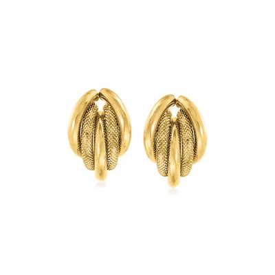 Ross-Simons Italian 18kt Yellow Gold Earrings
