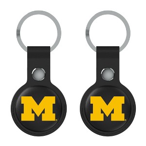 NCAA Big Ten Universities Insignia Black Airtag Holder 2-Pack - 1 of 4