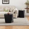 Modern MGO Versatile Coffee Table Set,2 Combinable Geometric Coffee Tables,No Assembly Required For Living Room Or Bedroom-Coolbibila - 2 of 4